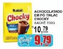 Supermercado Estrela Azul Achocolatado em pó italac sachê chocky oferta
