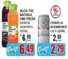 Supermercado Estrela Azul sucu the natural one fresh varios sabores oferta