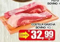 Supermercado Estrela Azul Costela gaúcha bovino oferta