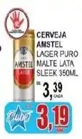 Supermercado Estrela Azul Cerveja amstel lager puro malte lata oferta