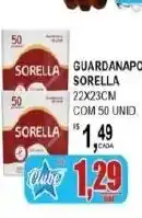 Supermercado Estrela Azul guardanapo sorella oferta