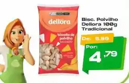 Del Moro Supermercados Bisc. Polvilho Dellora Tradicional oferta