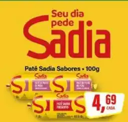 Rede Supermarket Patê Sadia Sabores oferta