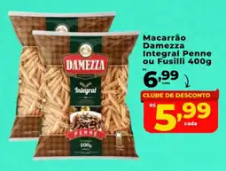 Nidobox Macarrão Damezza Penne ou Fusillli Integral oferta