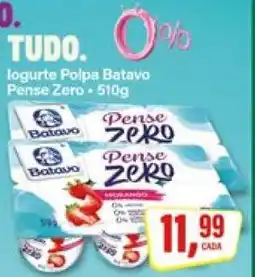 Rede Supermarket Iogurte Polpa Batavo Pense Zero oferta