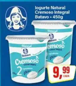 Rede Supermarket Iogurte Natural Cremoso Integral Batavo oferta