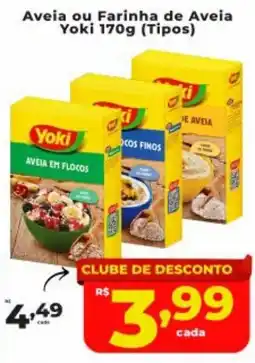 Nidobox Aveia ou Farinha de Aveia Yoki 170g (Tipos) oferta