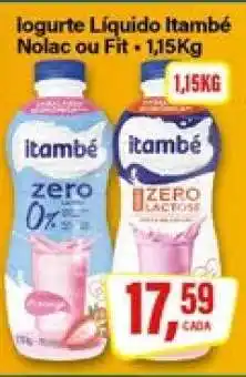 Rede Supermarket Iogurte Líquido Itambé Nolac ou Fit oferta