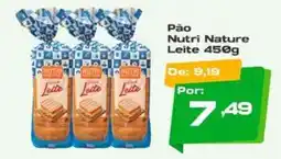 Del Moro Supermercados Pão Nutri Nature Leite oferta