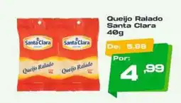 Del Moro Supermercados Queijo Ralado Santa Clara oferta