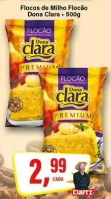 Rede Supermarket Flocos de Milho Flocão Dona Clara - 500g oferta