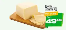 Del Moro Supermercados Queijo Mussarela Lactvit oferta