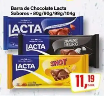 Rede Supermarket Barra de Chocolate Lacta oferta