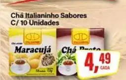 Rede Supermarket Chá Italianinho Sabores C/ 10 Unidades oferta