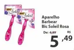 Del Moro Supermercados Aparelho Barbear Bic Soleil Rosa oferta