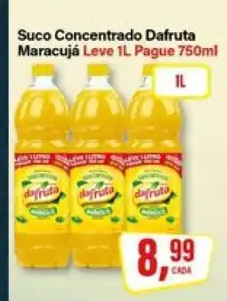 Rede Supermarket Suco Concentrado Dafruta Maracujá oferta