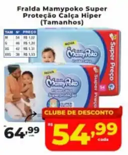 Nidobox Fralda Mamypoko Super Proteção Calça Hiper oferta