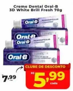 Nidobox Creme Dental Oral-B 3D White Brill Fresh oferta