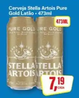 Rede Supermarket Cerveja Stella Artois Pure Gold Latão oferta