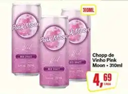 Rede Supermarket Chopp de Vinho Pink Moon - 310ml oferta