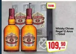 Rede Supermarket Whisky Chivas Regal 12 anos oferta