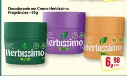 Rede Supermarket Desodorante em Creme Herbissimo oferta