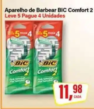 Rede Supermarket Aparelho de Barbear Bic Comfort 2 oferta
