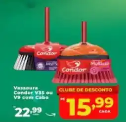 Nidobox Vassoura Condor V35 ou V9 com Cabo oferta