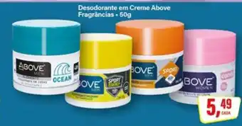 Rede Supermarket Desodorante em Creme Above oferta