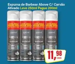 Rede Supermarket Espuma de Barbear Above C/ Carvão Ativado oferta