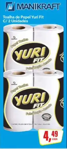 Rede Supermarket Toalha de Papel Yuri Fit C/ 2 Unidades oferta