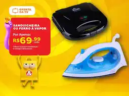 Casa e Vídeo Sanduicheira ou ferro à vapor oferta