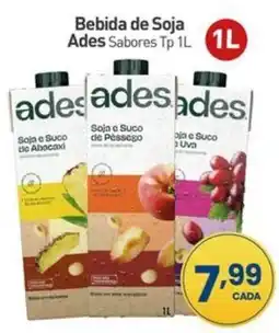 Rede Bom Lugar Bebida de Soja Ades Sabores Tp 1L oferta