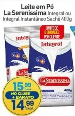 Rede Bom Lugar Leite em Pó La Serenissima Integral oferta