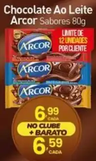 Rede Bom Lugar Chocolate Ao Leite Arcor oferta
