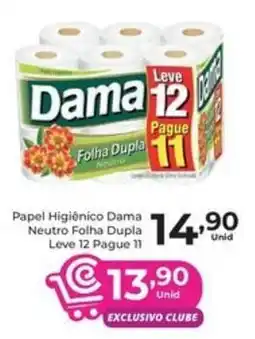 Comercial Esperança Papel Higiênico Dama Neutro Folha Dupla oferta