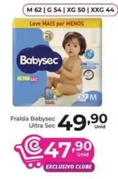 Comercial Esperança Fralda babysec ultra sec oferta