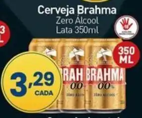 Rede Bom Lugar Cerveja Brahma Zero Alcool oferta