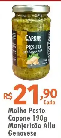 Royal Supermercados Molho Pesto Capone Manjericao Alla Genovese oferta