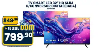 Tv smart led 32" hq slim