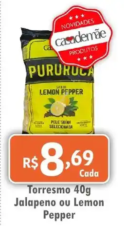 Royal Supermercados Torresmo 40g Jalapeno ou Lemon Pepper oferta