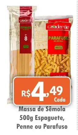 Royal Supermercados Massa de Sêmola oferta