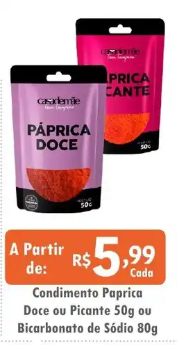 Royal Supermercados Condimento Paprica ou Bicarbonato de Sódio oferta