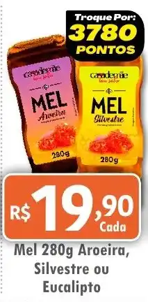 Royal Supermercados Mel 280g Aroeira, Silvestre ou Eucalipto oferta