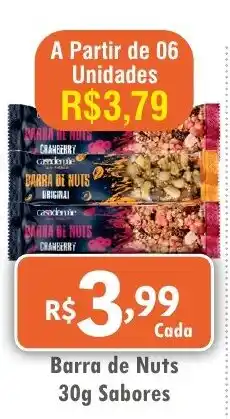 Royal Supermercados Barra de Nuts 30g Sabores oferta