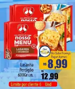 Proença Supermercados Lasanha Perdigão oferta