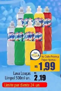 Proença Supermercados Lava Louças Limpol oferta