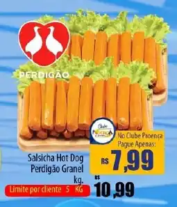 Proença Supermercados Salsicha Hot Dog Perdigão Granel oferta