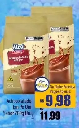 Proença Supermercados Achocolatado em pó uni sabor oferta