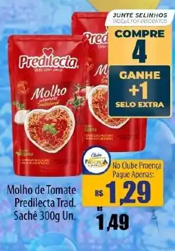Proença Supermercados Molho de Tomate Predilecta Trad. oferta